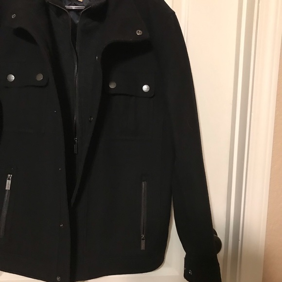 Michael Kors Wool Black Jacket, size Medium - Picture 3 of 15